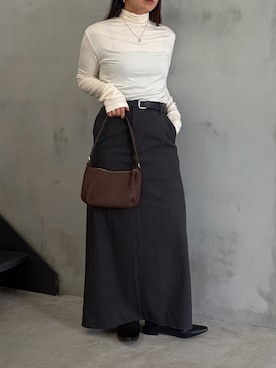 「select MOCA（セレクトモカ）のアイテム（バッグ）」を使った、Renaさん（レディース・151cm）の秋コーディネート