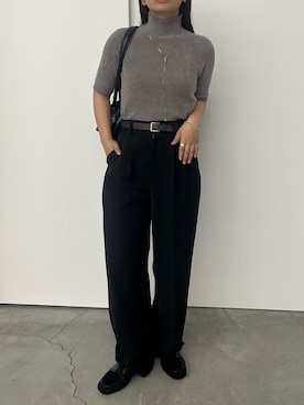 「アイテム（ローファー）」を使った、Renaさん（レディース・151cm・20代）の秋コーディネート