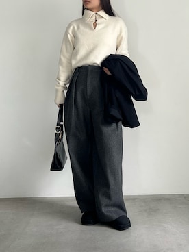 「アイテム（トップス）」を使った、Renaさん（レディース・151cm・20代）の秋コーディネート