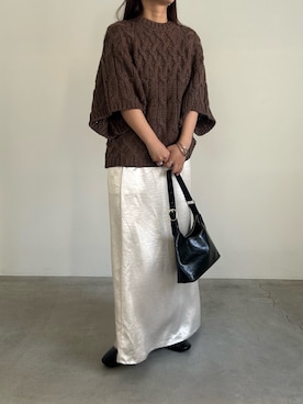 「アイテム（バングル/リストバンド）」を使った、Renaさん（レディース・151cm・20代）の秋コーディネート