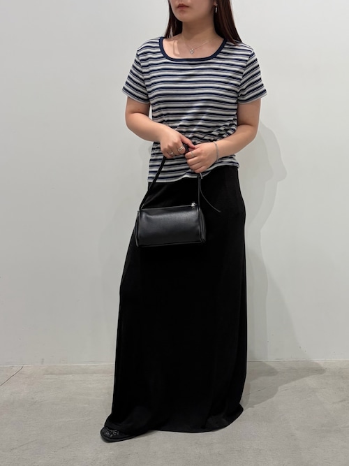 セール】【サイズ展開あり】シャイニーストレッチナローロングスカート