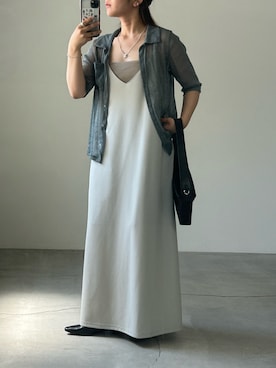 「アイテム（ワンピース/ドレス）」を使った、Renaさん（レディース・151cm・20代）の夏コーディネート