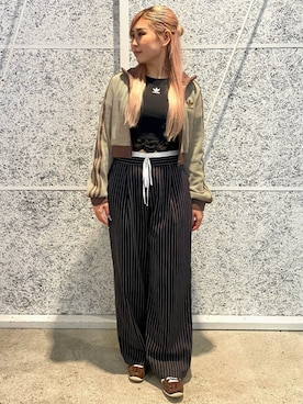 「ワッフル」｜AMさん（レディース・160cm）の秋コーディネート