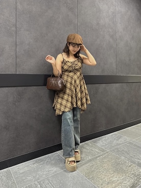 ゆうさん（レディース・153cm）の秋コーディネート