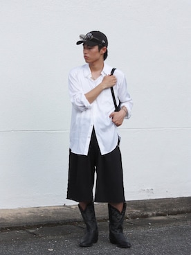 「アイテム（スウェットパンツ）」を使った、れんさん（メンズ・170cm・20代）の夏コーディネート