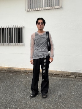 「アイテム（その他トップス）」を使った、れんさん（メンズ・170cm・20代）の夏コーディネート