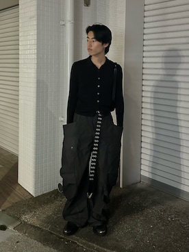「UNIQLO（ユニクロ）のアイテム（カーディガン/ボレロ）」を使った、れんさん（メンズ・170cm・20代）の夏コーディネート