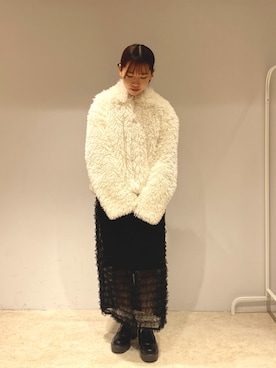 「甘辛mix」｜MIRO AMURETTEさん（レディース・154cm）の冬コーディネート