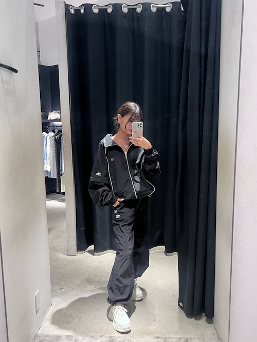 UMBRO×EMODA★サイドスリットナイロンパンツ★エモダ★y2k EMODA パンツ 「UMBRO×EMODA」サイドスリットナイロンパンツ