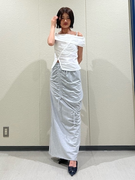 「ボブ」｜山下凜さん（レディース・163cm）の夏コーディネート