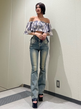 「ボブ」｜山下凜さん（レディース・163cm）の夏コーディネート