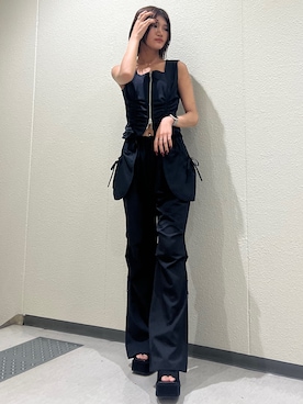 「ボブ」｜山下凜さん（レディース・163cm）の夏コーディネート
