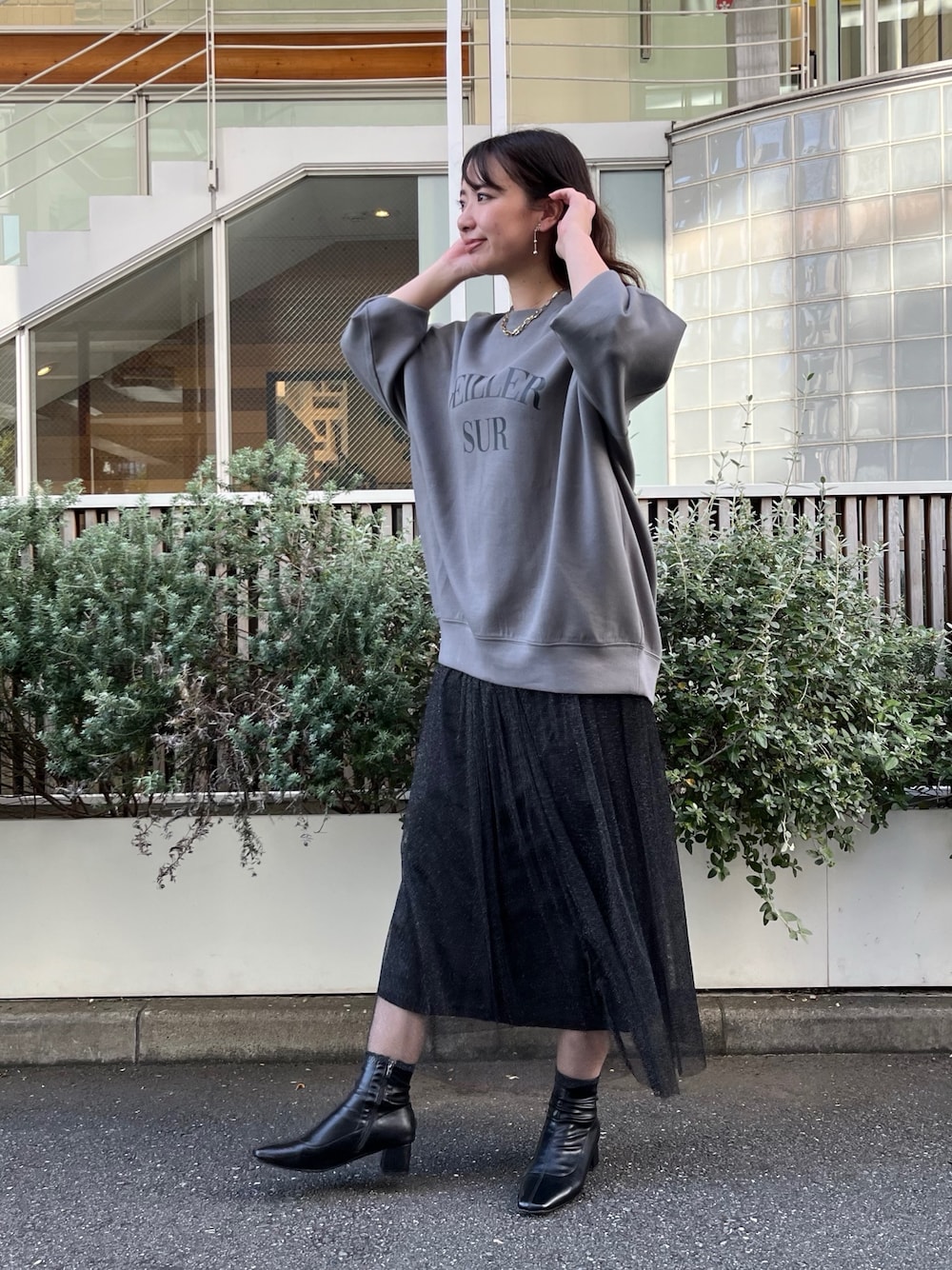 トレーナー スウェット 「スウェット」ロゴシルキーダンボールプルオーバー/秋服/冬服/春服/３シーズン レディース スウェット】ロゴシルキーダンボールプルオーバー/秋服/冬服/春