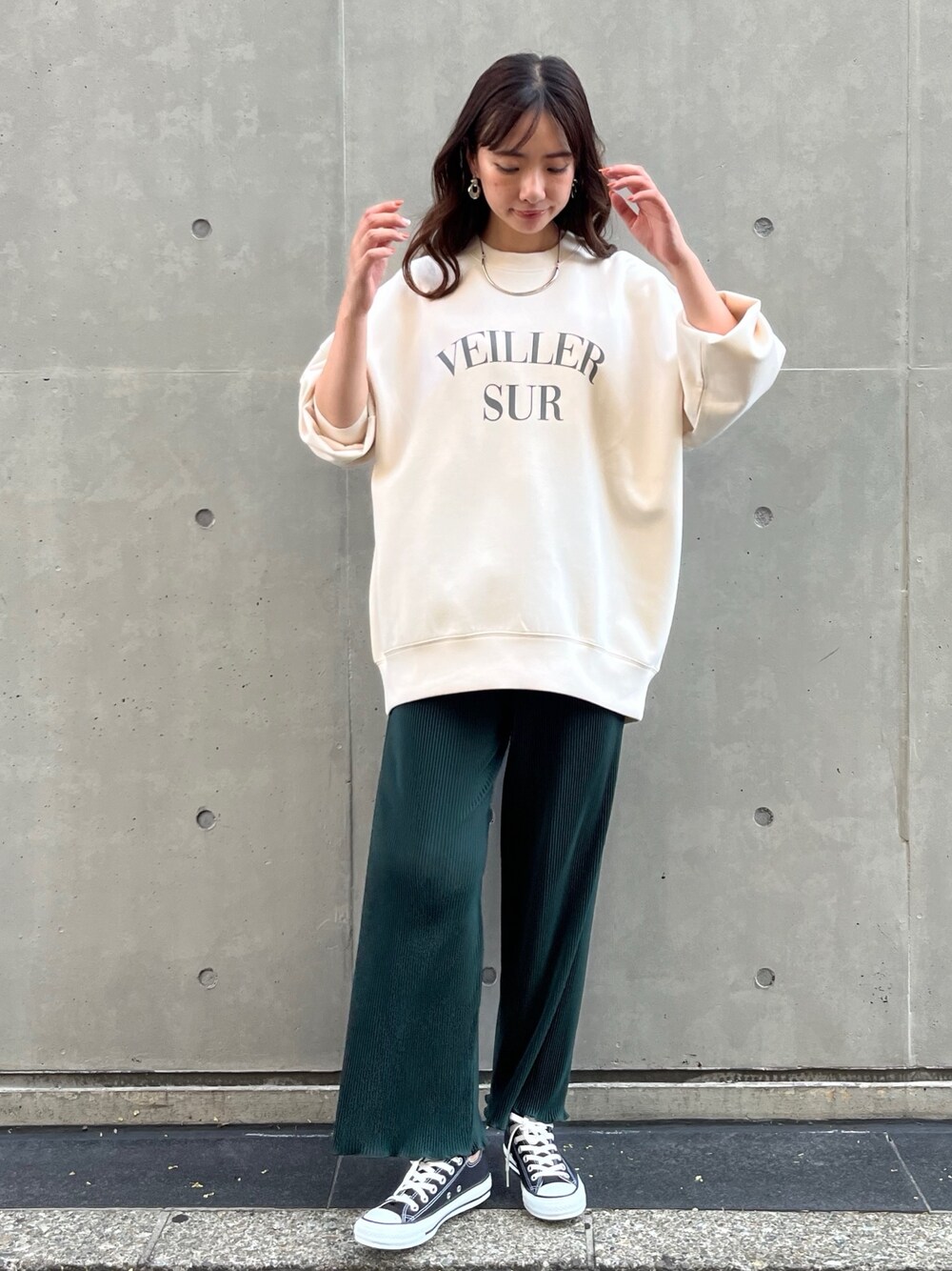 スウェット】ロゴシルキーダンボールプルオーバー/秋服/冬服/春