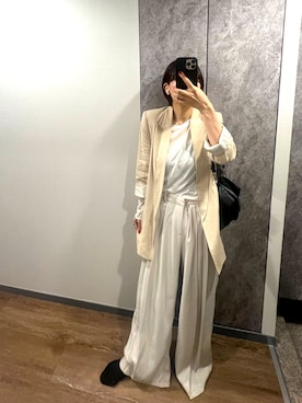 「Re:EDIT（リエディ）のアイテム（パンツ）」を使った、jilconiaさん（レディース・167cm）の春コーディネート