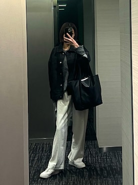 「アイテム（デニムジャケット）」を使った、jilconiaさん（レディース・167cm）の秋コーディネート