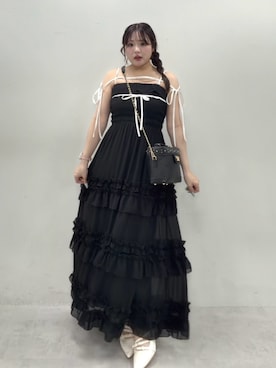 「OLIVE des OLIVE（オリーブデオリーブ）のアイテム」を使った、makiさん（レディース・151cm）の夏コーディネート