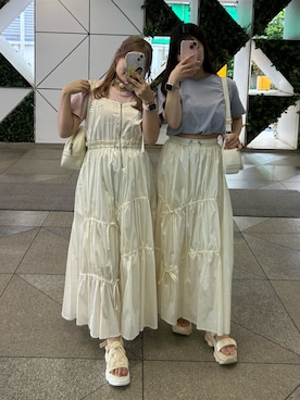 makiさん（レディース・151cm）の春コーディネート