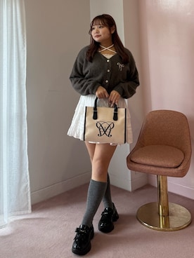 「韓国好きな人と繋がりたい」｜makiさん（レディース・151cm）の冬コーディネート