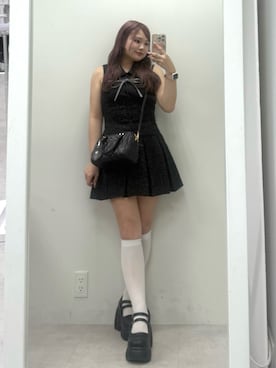 「骨ストコーデ」｜makiさん（レディース・151cm）の夏コーディネート