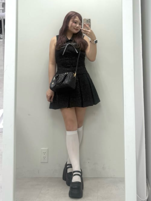 OLIVE des ワンピース YUI企画 ノースリーブシャツミニ