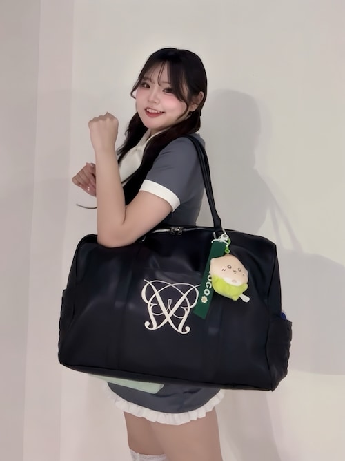 Aimerianejoieロゴキャリーオンボストンバッグ（ボストンバッグ