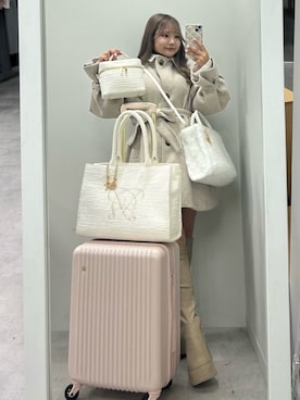 「OLIVE des OLIVE（オリーブデオリーブ）のアイテム（その他アウター）」を使った、makiさん（レディース・151cm）の秋コーディネート