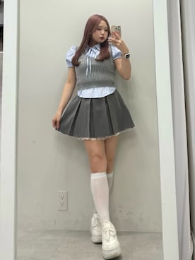 「骨ストコーデ」｜makiさん（レディース・151cm）の夏コーディネート