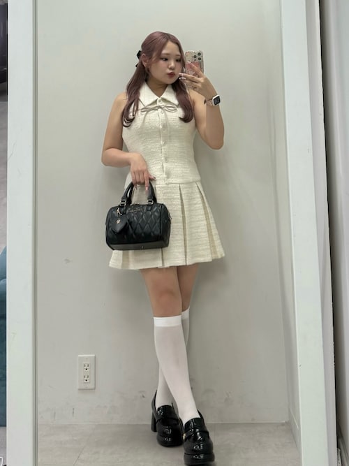 OLIVE des ワンピース YUI企画 ノースリーブシャツミニ
