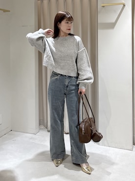 「アイテム（ステンカラーコート）」を使った、maayaさん（レディース・157cm）の秋コーディネート