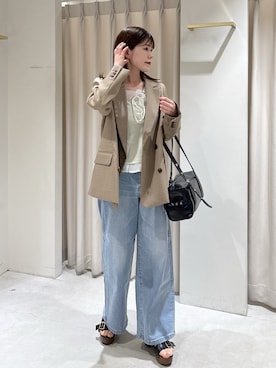 「FREE'S MART（フリーズマート）のアイテム（トップス）」を使った、maayaさん（レディース・157cm）の春コーディネート