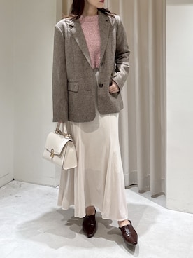 「FREE'S MART（フリーズマート）のアイテム（トートバッグ）」を使った、maayaさん（レディース・157cm）の秋コーディネート