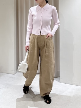 「FREE'S MART（フリーズマート）のアイテム（パンツ）」を使った、maayaさん（レディース・157cm）の春コーディネート