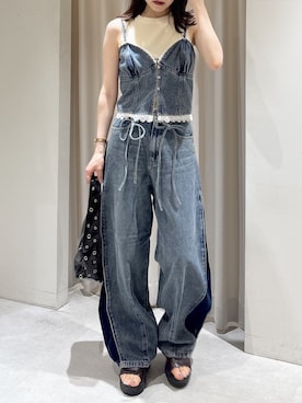 「FREE'S MART（フリーズマート）のアイテム」を使った、maayaさん（レディース・157cm）の夏コーディネート