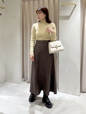 「アイテム（ステンカラーコート）」を使った、maayaさん（骨格ストレート・レディース・157cm）の秋コーディネート