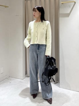「FREE'S MART（フリーズマート）のアイテム（パンツ）」を使った、maayaさん（レディース・157cm）の秋コーディネート