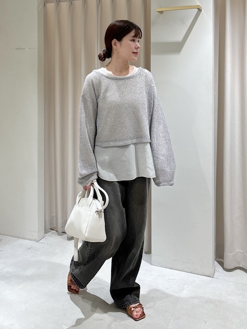 MFM]シアーコンビレイヤードカットソー（Tシャツ/カットソー