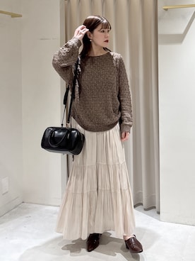 maayaさん（レディース・157cm）の冬コーディネート