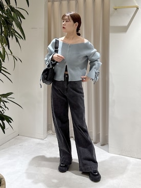 「アイテム（キャミソール）」を使った、maayaさん（レディース・157cm）の秋コーディネート