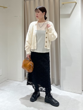 「FREE'S MART（フリーズマート）のアイテム（アクセサリー）」を使った、maayaさん（レディース・157cm）の冬コーディネート