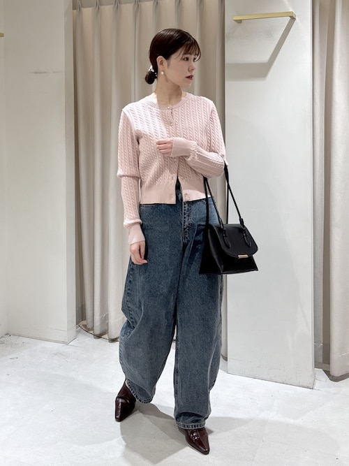 ◇【3サイズ展開XS-M】デニムエッグパンツ【低身長サイズ有】（デニム