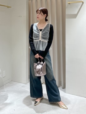 「FREE'S MART（フリーズマート）のアイテム（アクセサリー）」を使った、maayaさん（レディース・157cm）の秋コーディネート