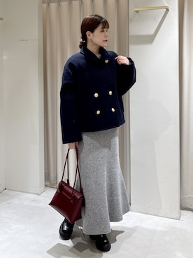 「アイテム（ワンピース）」を使った、maayaさん（レディース・157cm）の秋コーディネート