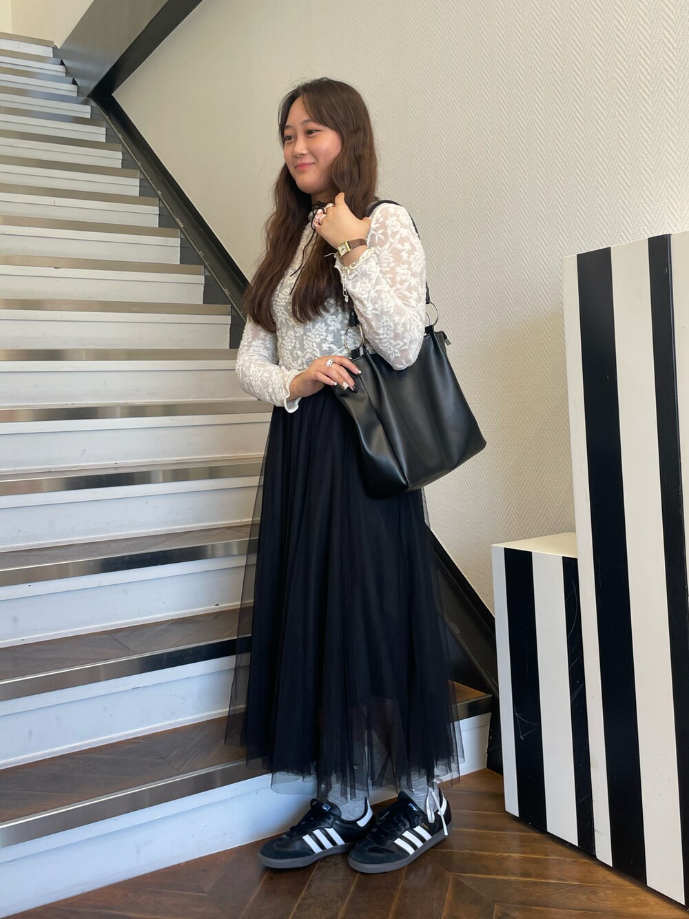 LOVE BY e.m. （ラブバイイーエム）の「ビッグピンクリボンリング/24AW