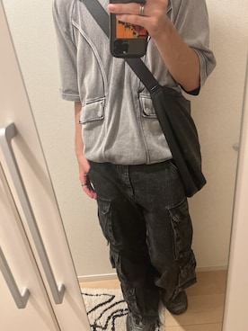 「アイテム（ショルダーバッグ）」を使った、琉雅-Ryugaさん（メンズ・173cm・10代）の夏コーディネート