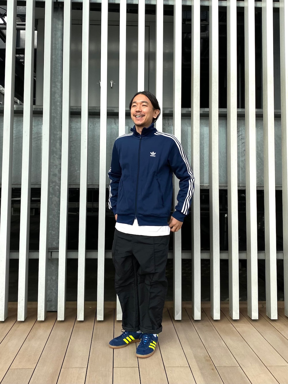 adidasトラックジャケット ベッケンバウアー シャドウネイビー