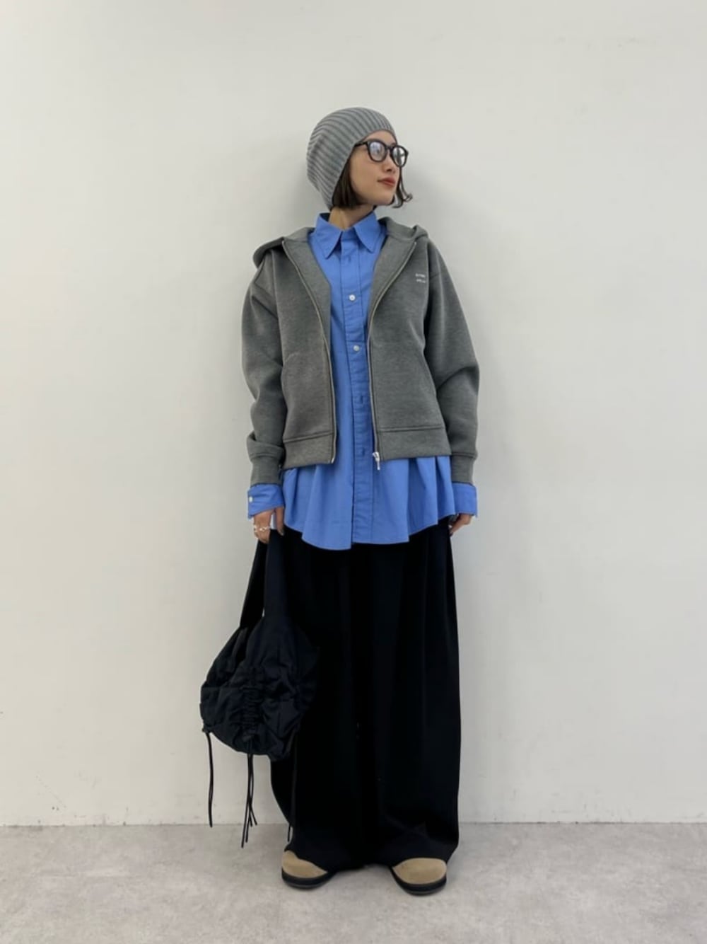 CITEN＞フーディ ダークグレーを使った人気ファッション