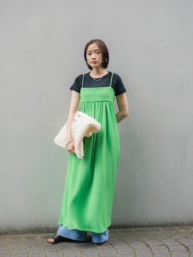 MIKU SUGIMOTOさん（レディース・157cm）の夏コーディネート