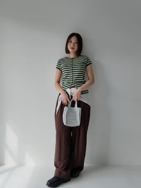 MIKU SUGIMOTOさん（レディース・157cm）の夏コーディネート