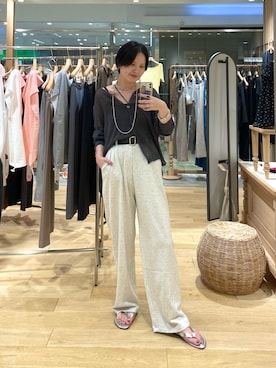 「アイテム（ファッション雑貨）」を使った、TAKAHASHI_162cmさん（レディース・162cm）の夏コーディネート